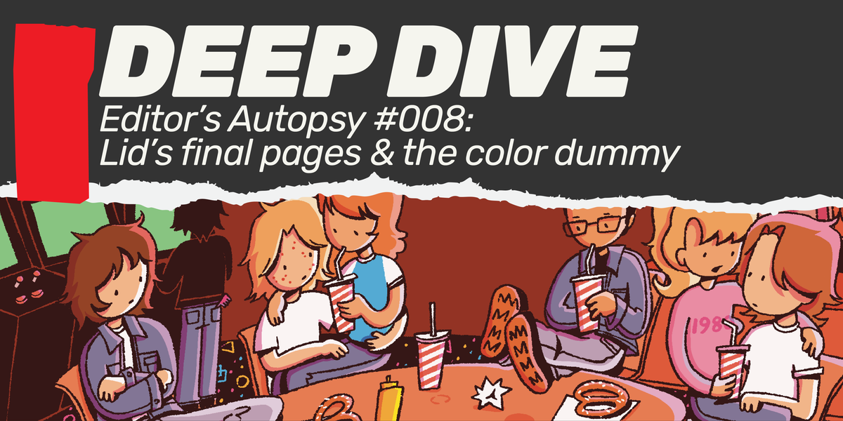 Lid's final pages & the color dummy