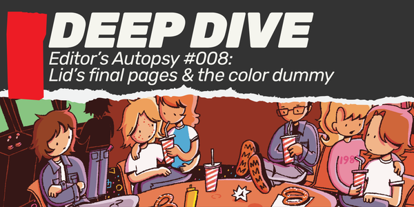 Lid's final pages & the color dummy